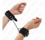 Kink Wrist Restraint KINK - SNAKE PATTERN WRIST RESTRAINTS BLACK ADJUSTABLE 20-28 CM X 5.4 CM