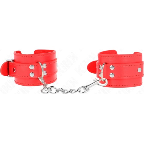 Kink Wrist Restraint KINK - SIMPLE WRIST RESTRAINTS RED ADJUSTABLE 20-23 CM X 5.5 CM