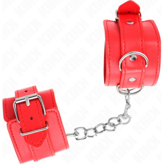 Kink Wrist Restraint KINK - SIMPLE WRIST RESTRAINTS RED ADJUSTABLE 20-23 CM X 5.5 CM