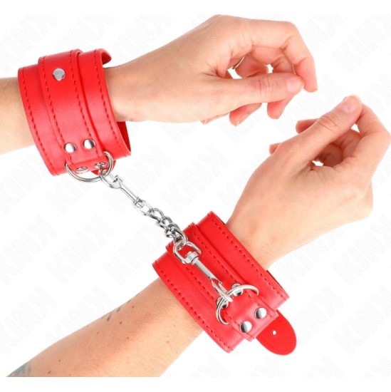 Kink Wrist Restraint KINK - SIMPLE WRIST RESTRAINTS RED ADJUSTABLE 20-23 CM X 5.5 CM