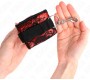 Kink Wrist Restraint KINK - SCANDAL WRIST RESTRAINTS RED-BLACK