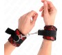 Kink Wrist Restraint KINK - SCANDAL WRIST RESTRAINTS RED-BLACK