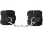 Kink Wrist Restraint KINK - BEGINNER FUR HAND CUFFS BLACK 30 X 7 CM