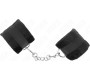 Kink Wrist Restraint KINK - BEGINNER FUR HAND CUFFS BLACK 30 X 7 CM