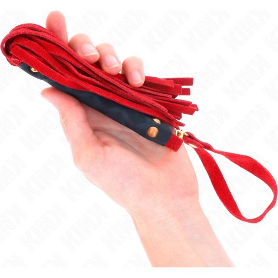 Kink Impact & Touch KINK - RED SUEDE MINI WHIP 30 CM