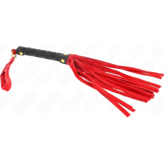 Kink Impact & Touch KINK - RED SUEDE MINI WHIP 30 CM