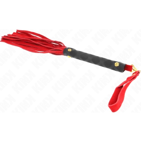 Kink Impact & Touch KINK - RED SUEDE MINI WHIP 30 CM