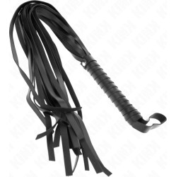 Kink Impact & Touch KINK - NEGRO SHORT HANDLE LONG TAIL WHIP 70 CM