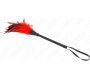 Kink Impact & Touch KINK - RED MAIDS HORN SHAPED TICKLE CHICKEN FEATHERS 36 CM