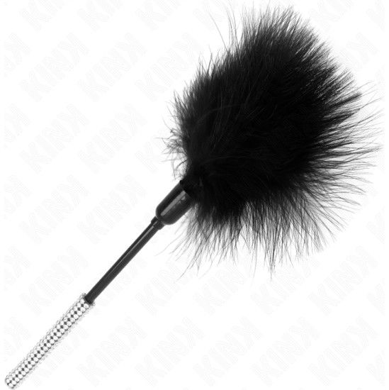 Kink Impact & Touch KINK - TICKLE FEATHERS WITH RHINESTONE HANDLE 27 CM
