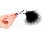 Kink Nipple Grip KINK - FEATHER NIPPLE CLAMP BLACK 7 CM