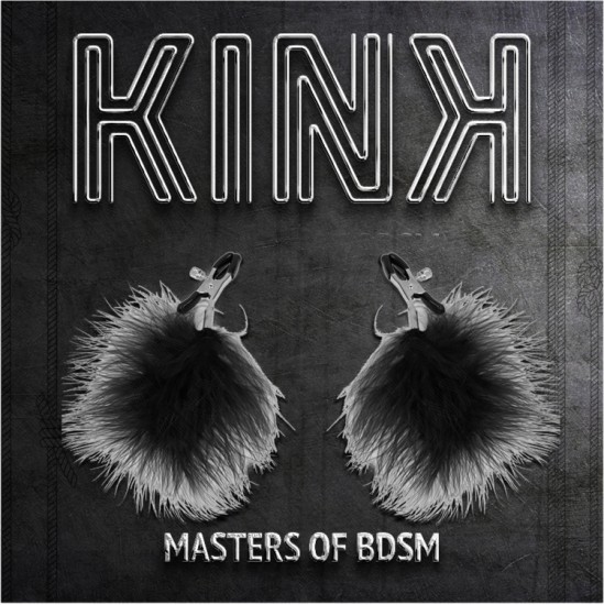 Kink Nipple Grip KINK - FEATHER NIPPLE CLAMP BLACK 7 CM