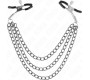 Kink Nipple Grip KINK - NIPPLE CLAMPS WITH 3 CHAINS BLACK 20/23/28 CM