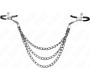 Kink Nipple Grip KINK - NIPPLE CLAMPS WITH 3 CHAINS BLACK 20/23/28 CM