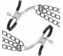Kink Nipple Grip KINK - NIPPLE CLAMPS WITH 3 CHAINS BLACK 20/23/28 CM