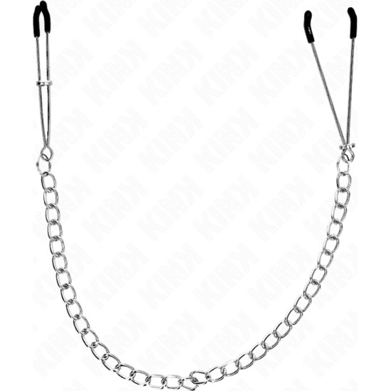 Kink Nipple Grip KINK - THIN NIPPLE CLAMPS WITH THICK CHAIN 30 CM
