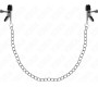 Kink Nipple Grip KINK - FLAT CHAIN NIPPLE CLAMPS SILVER 34 CM