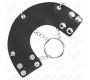 Kink Ring Power KINK - PENIS RING 4 CM CHAIN 7 CM METAL WITH LEATHER BELT