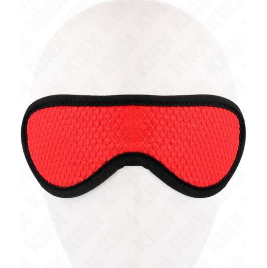 Kink Masked Allure KINK - SCALE TEXTURE BANDAGE WITH RED COVERED EDGE 20 x 7 CM