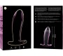 Nebula Series By Ibiza MODEL 5 ANAL PLUG BOROSILICATE GLASS PINK 12.5 CM -O- 3.5 CM