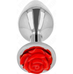 Kink Pleasure Plugs KINK - PLUG ANAL ROSE RED SIZE M