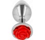 Kink Pleasure Plugs KINK - PLUG ANAL ROSE RED SIZE M
