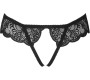 Livco Corsetti Panties LIVCO CORSETTI FASHION - LOVE STORY LC 90679 PANTY CROTCHLESS BLACK L/XL