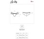 Livco Corsetti Panties LIVCO CORSETTI FASHION - LOVE STORY LC 90679 PANTY CROTCHLESS BLACK L/XL