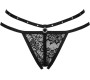 Livco Corsetti Panties LIVCO CORSETTI FASHION - NOMADE THONG CROTCHLESS BLACK