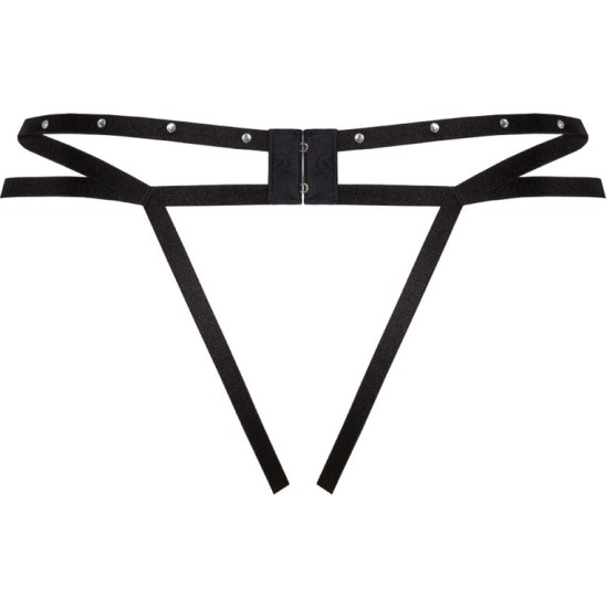 Livco Corsetti Panties LIVCO CORSETTI FASHION - NOMADE THONG CROTCHLESS BLACK