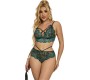 Subblime Sets SUBBLIME - 954086 BRA + PANTIES LACE GREEN S/M