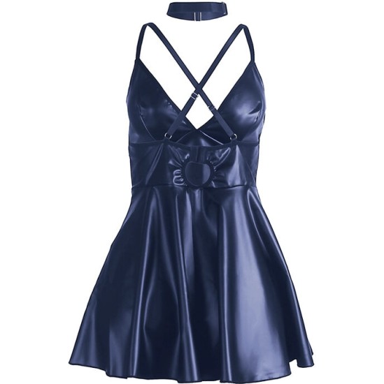 Subblime Dresses SUBBLIME - 955410 DRESS WITH BLUE LEATHER STRAPS S/M