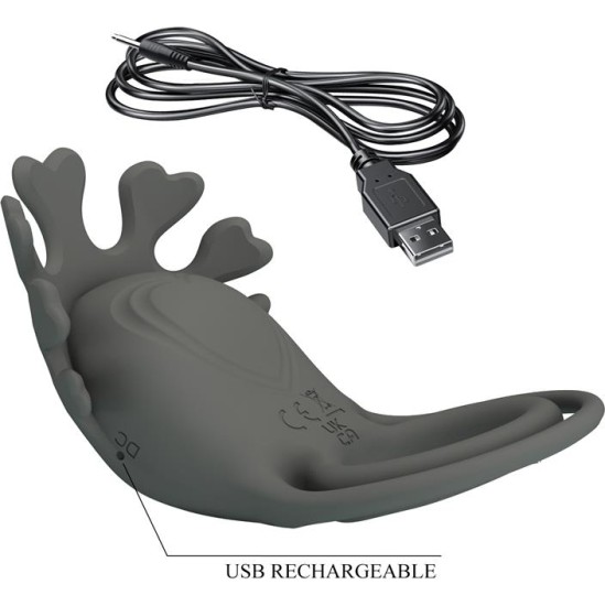 Prettylove Ruben Vibrating Double Cock Ring