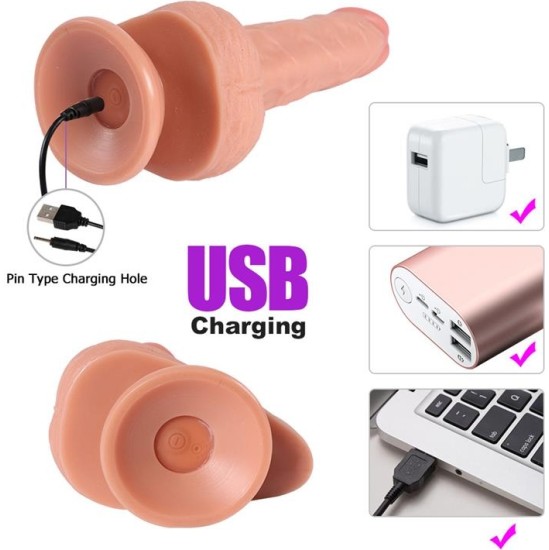 Shequ Haydon Dildo with 20 Modes of Vibration and Clitoris Stimulator