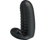 Prettylove Finger Sleeve with vibration Abbott Black