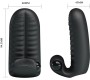 Prettylove Finger Sleeve with vibration Abbott Black
