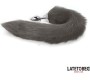 Latetobed Bdsm Line Anal plug with tail Gray 40 cm