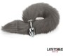 Latetobed Bdsm Line Anal plug with tail Gray 40 cm