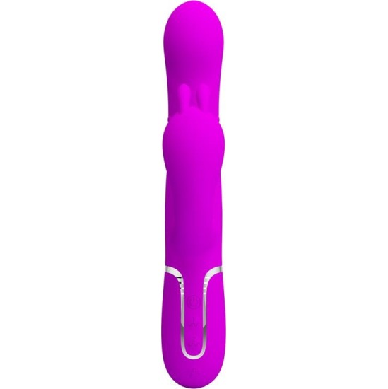 Prettylove Cammy 4 in 1 Vibe with Rotating Balls and Anal Chain