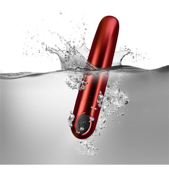 Rocksoff Truly Yours Vibrating Bullet Ruby Caress Metallic Red
