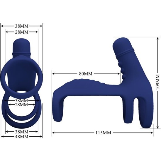 Prettylove Vibrating Penis Ring