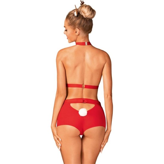 Obsessive Ms Reindy Harness, Panties and Hair Clips