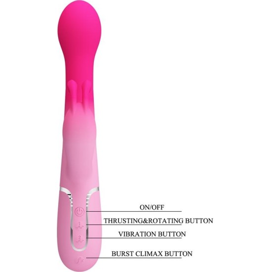 Prettylove Dejon Vibe with Thrusting and Rotating Beads