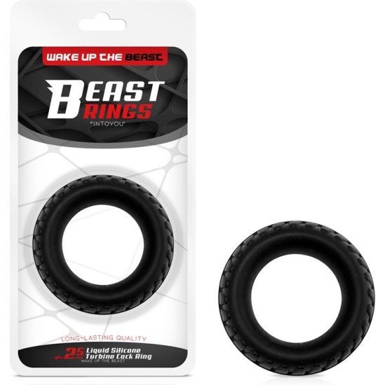 Beast Rings Penis Ring Turbine Liquid Silicone 25 mm