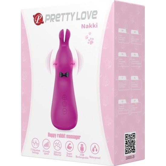 Prettylove Nakki Massager Silicone USB