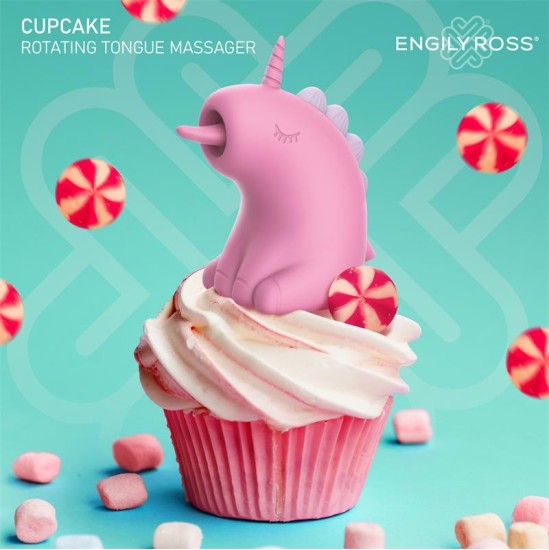 Engily Ross Cupcake 360? Rotating Tongue Massager