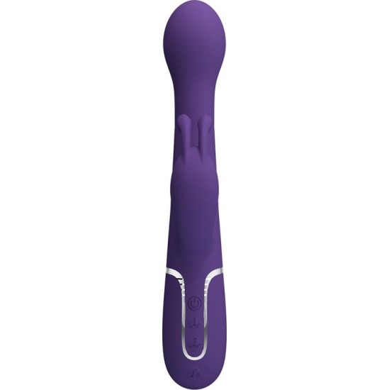 Prettylove Vibrator wt Rotation and Thrusting Twinkled