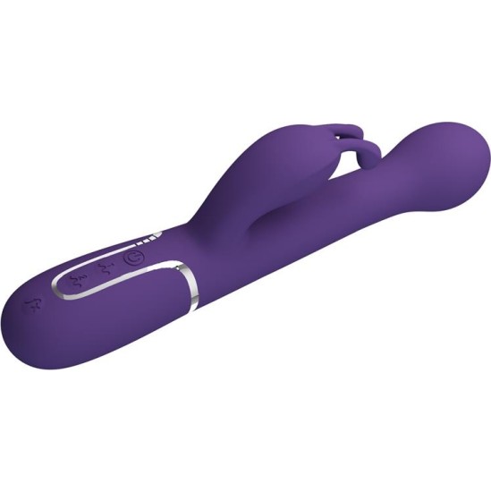 Prettylove Vibrator wt Rotation and Thrusting Twinkled