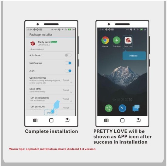 Prettylove Nymph Vibrating Egg with Movil APP