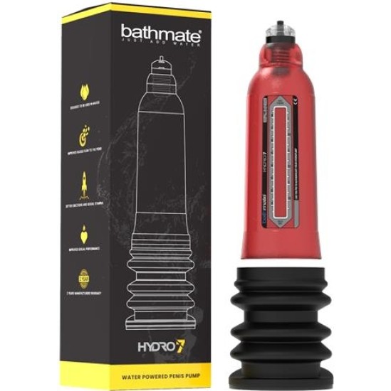 Bathmate Penis Pump Hydro7 Red